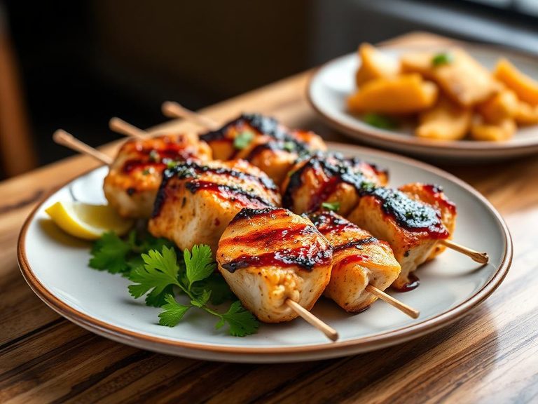 Grilled Chicken Souvlaki