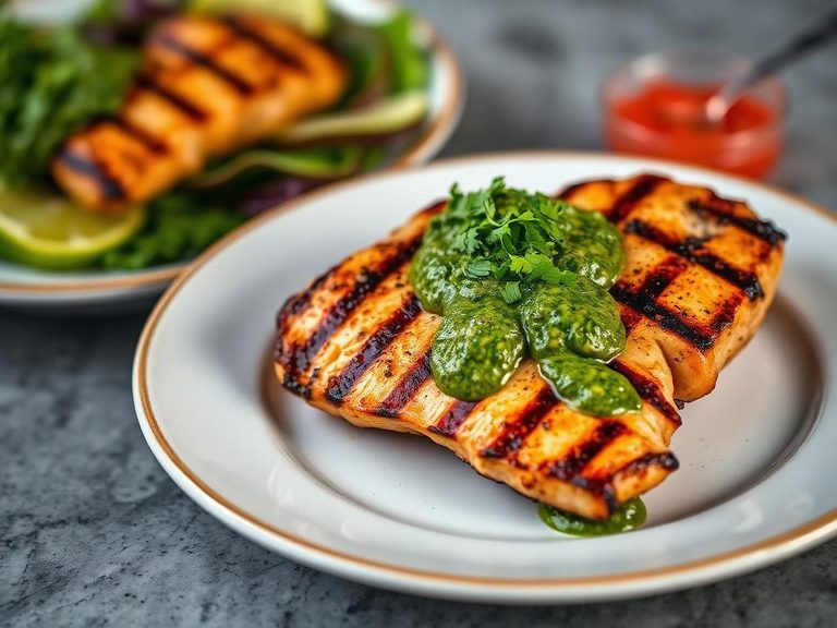 Grilled Chicken with Salsa Verde
