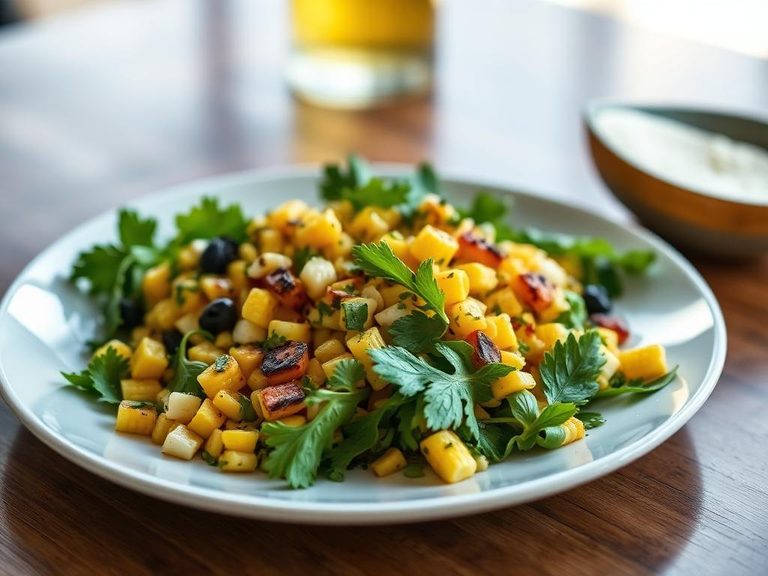 Grilled Corn Salad