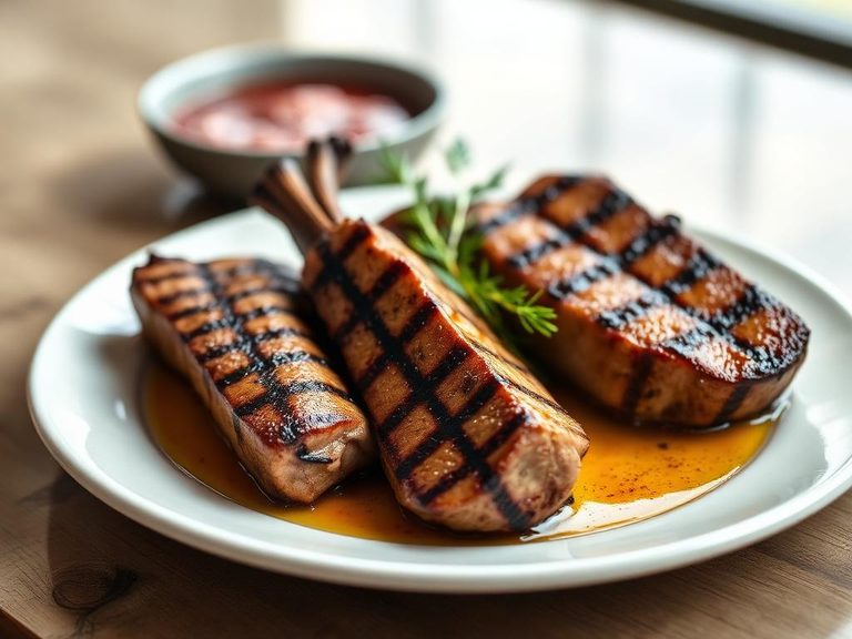 Grilled Cusk Steaks