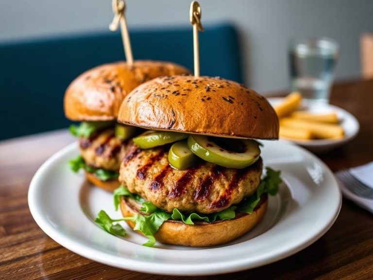 Grilled Elk Burgers