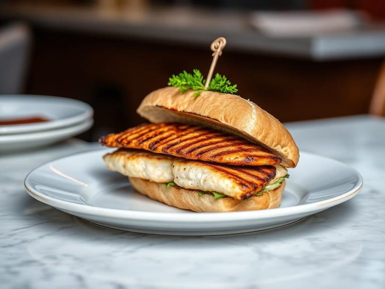 Grilled Fish Sandwich