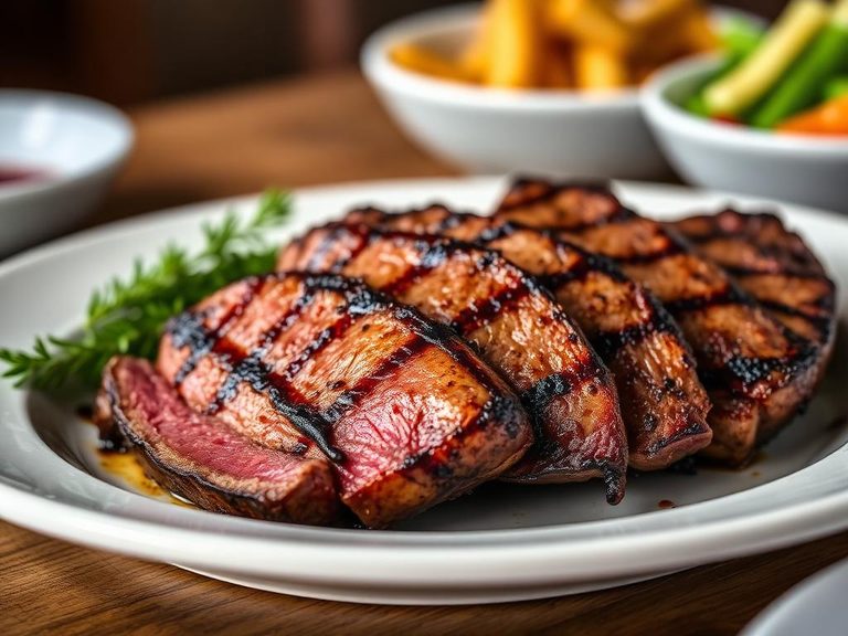 Grilled Flank or Blade Steak