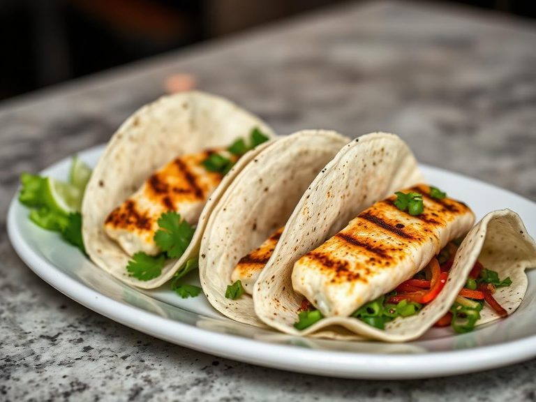 Grilled Flounder Tacos