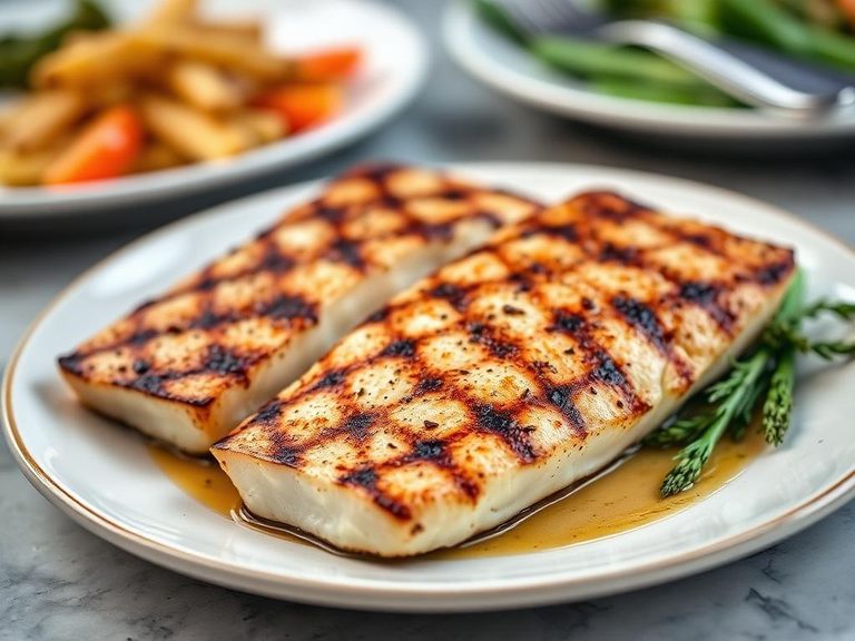 Grilled Halibut Steaks