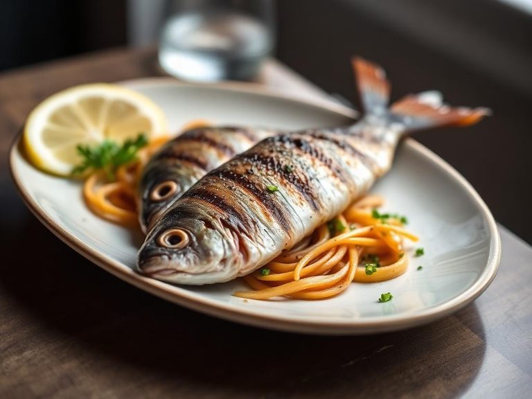 Grilled Herring (Sill)