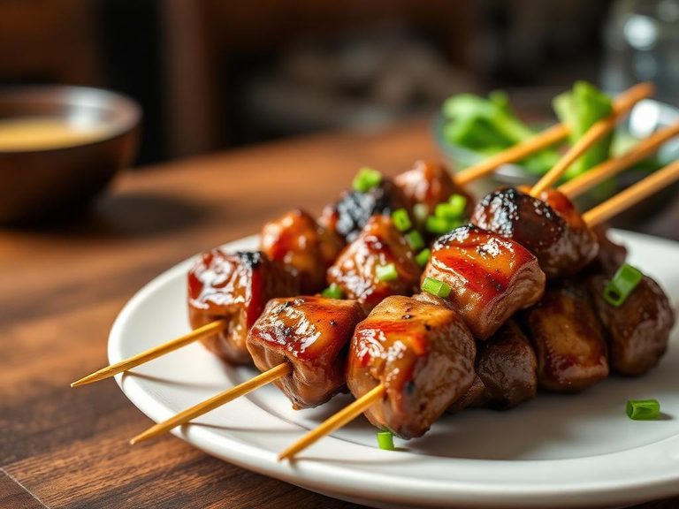 Grilled Kidney Skewers
