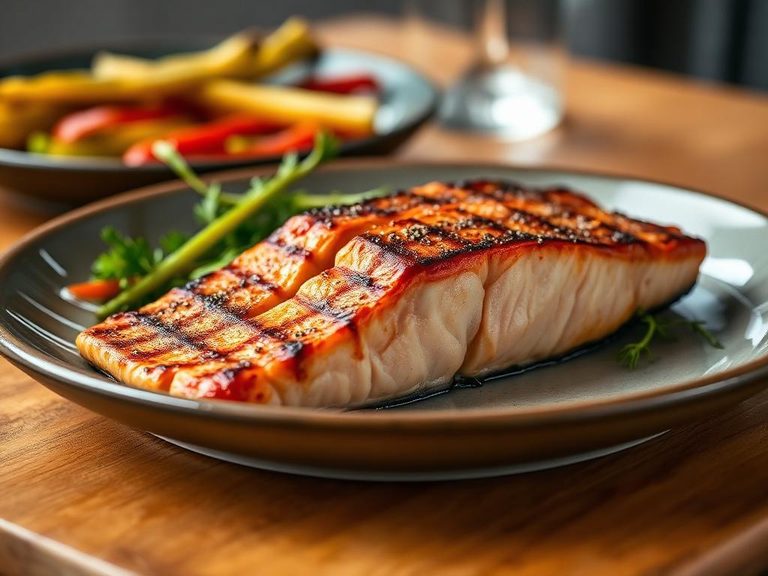 Grilled King Salmon Fillet