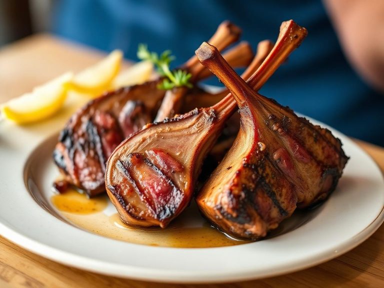 Grilled Lamb Loin Chops
