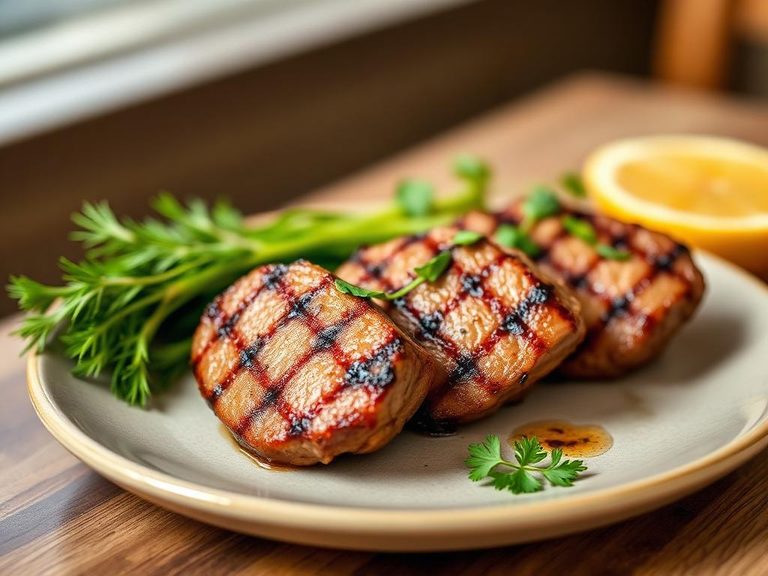 Grilled Lamb Medallions