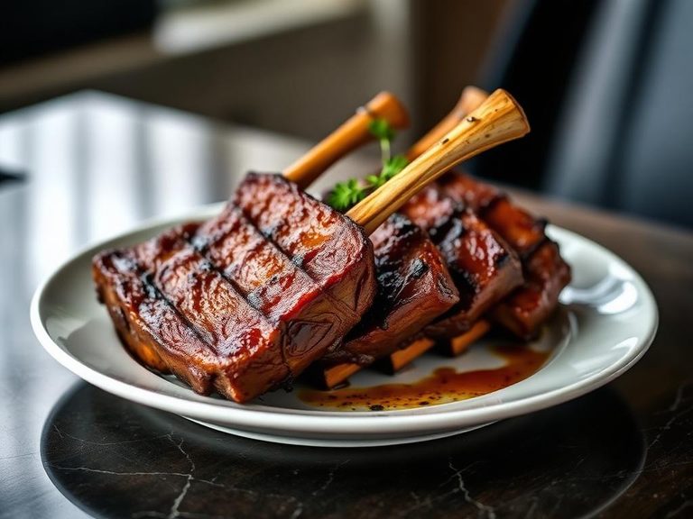 Grilled Lamb Ribs