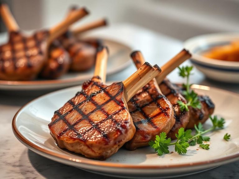 Grilled Lamb Steaks
