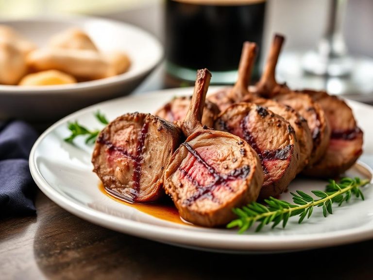 Grilled Lamb Tenderloin Medallions