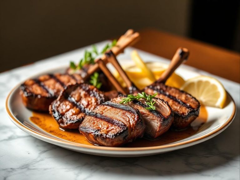 Grilled Lamb Tenderloin Steaks