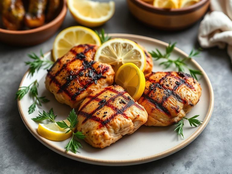Grilled Lemon Herb Chicken