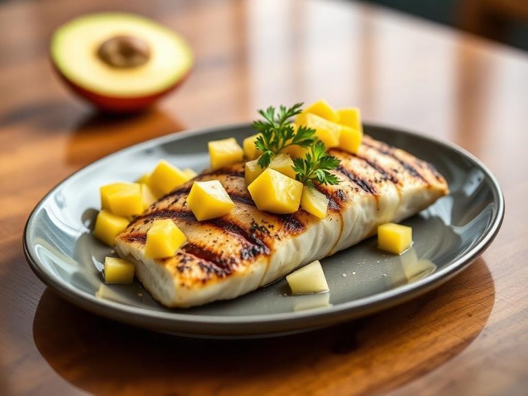Grilled Mahi Mahi with Mango Salsa