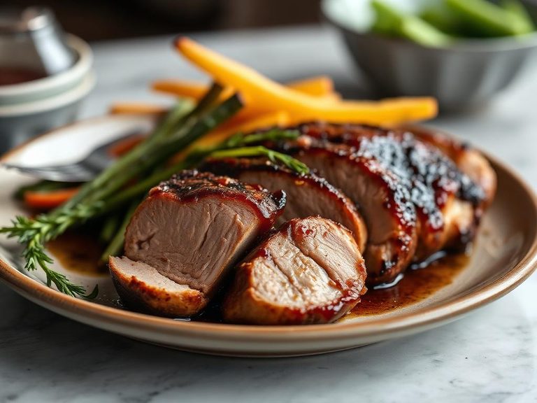 Grilled Marinated Pork Tenderloin
