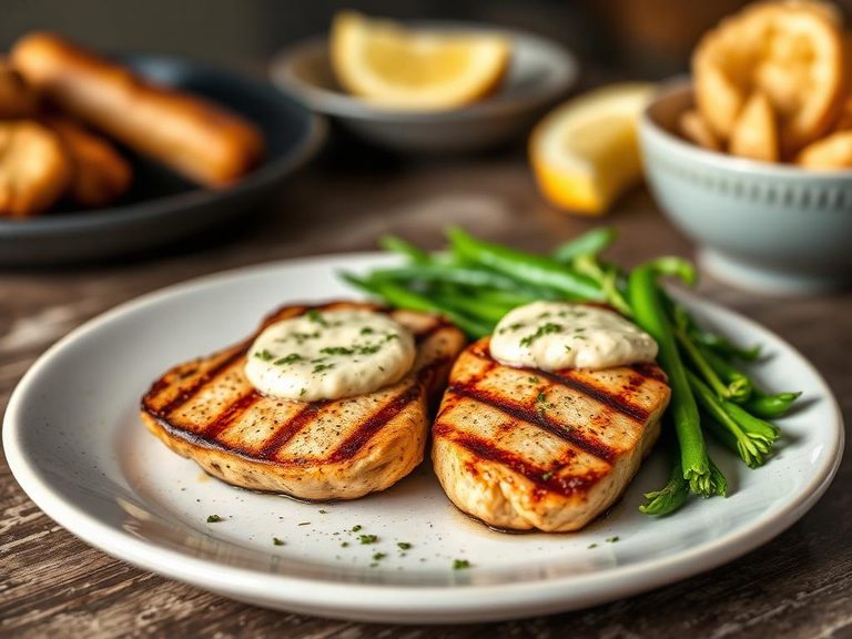 Grilled Medallions with Herb Butter