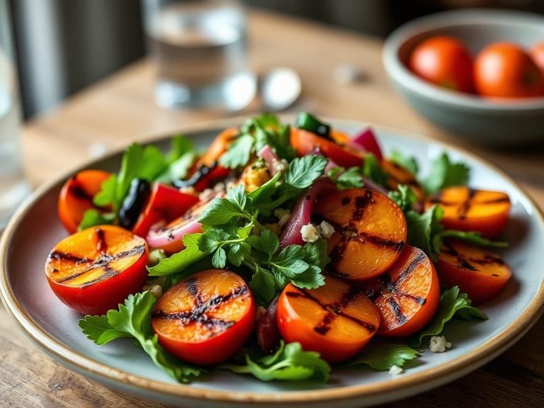 Grilled Nectarine Salad