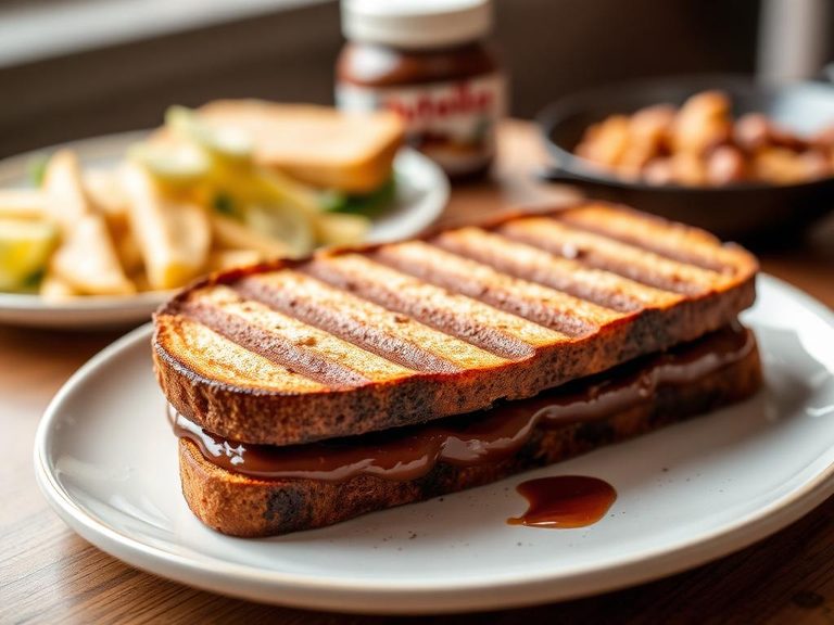Grilled Nutella Sandwich