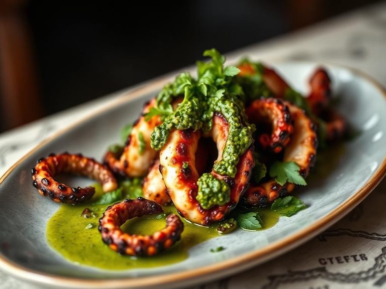 Grilled Octopus with Chimichurri