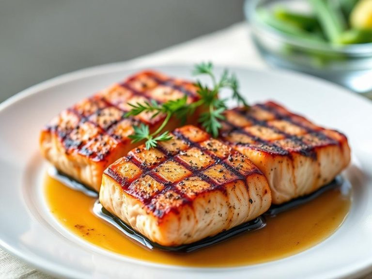 Grilled or Broiled Salmon Steaks