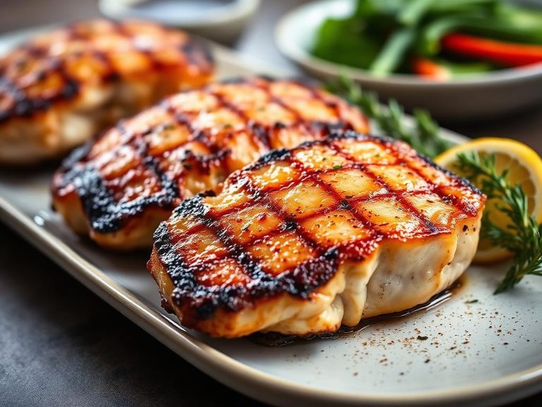 Grilled Orange Roughy Steaks