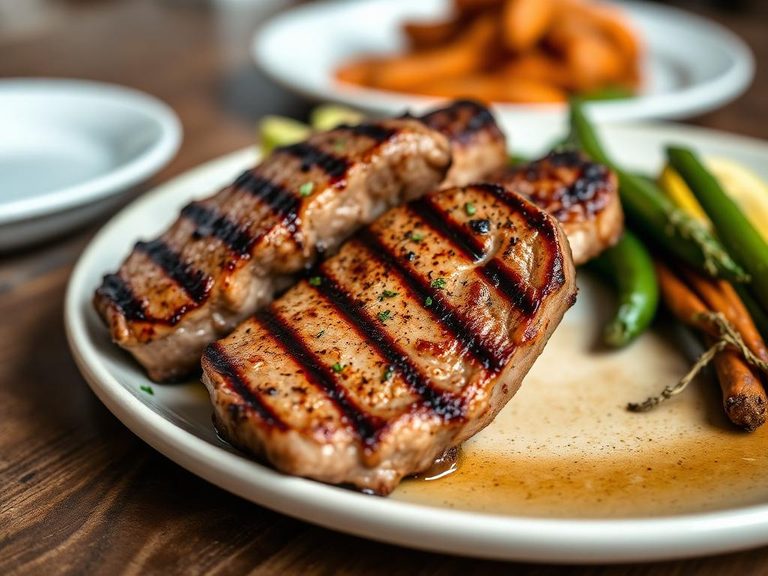 Grilled Ostrich Steaks