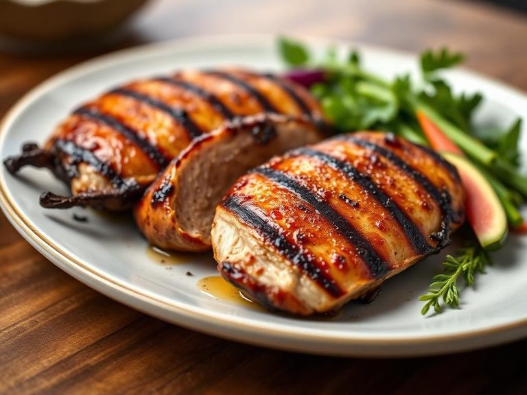 Grilled Pheasant Breasts