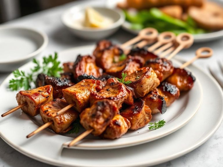 Grilled Pheasant Skewers