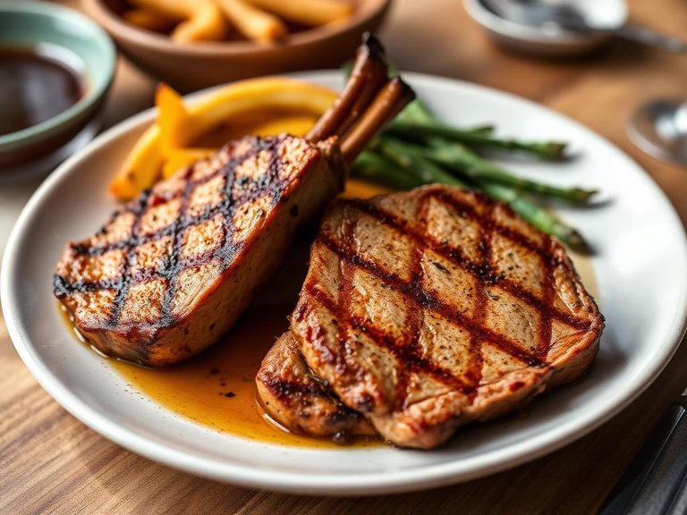 Grilled Pork Loin Steaks