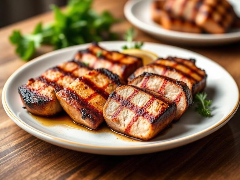 Grilled Pork Medallions