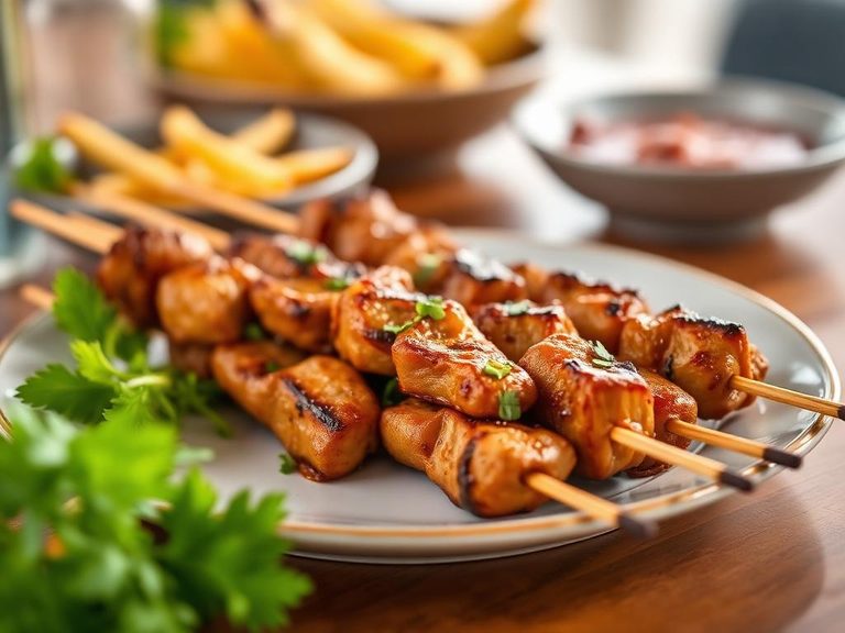 Grilled Pork Satay