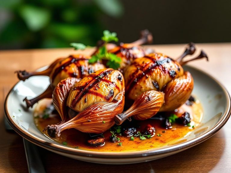 Grilled Quail