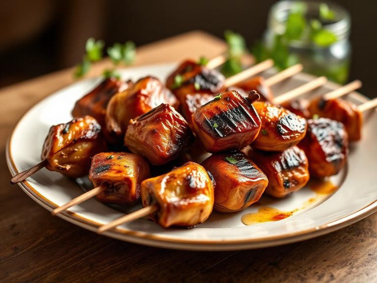Grilled Quail Skewers