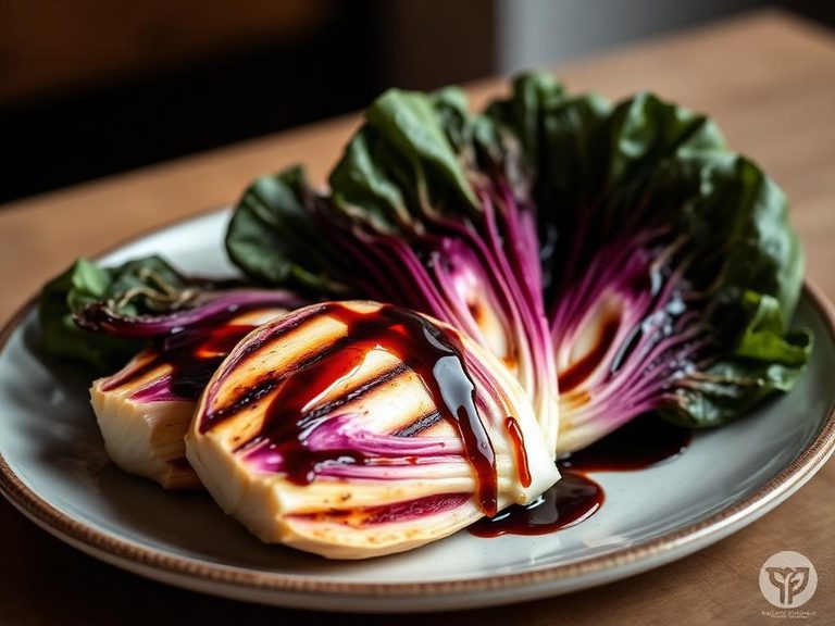 Grilled Radicchio with Balsamic Glaze