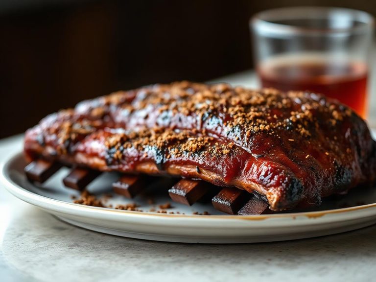Grilled Ribs with Dry Rub
