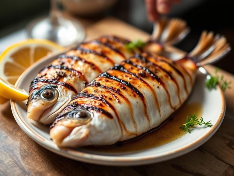 Grilled Shad Fillets