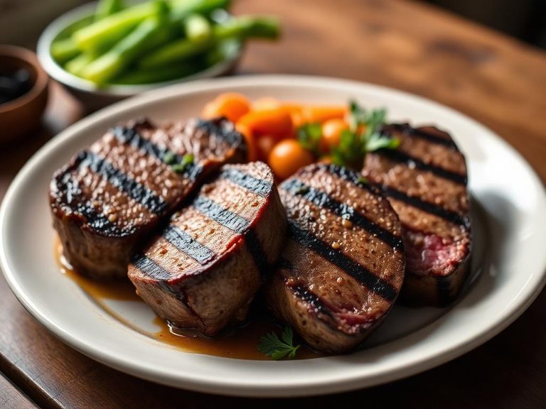 Grilled Sirloin Cap Steaks