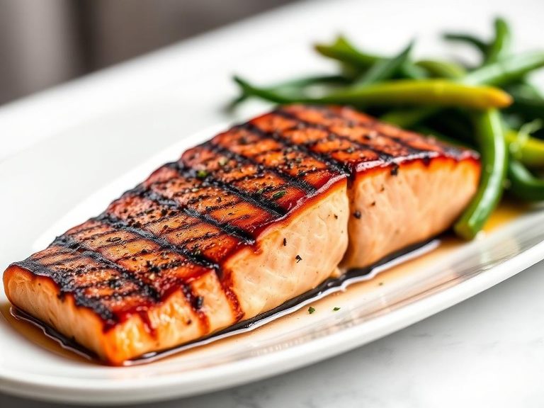 Grilled Sockeye Salmon Fillets