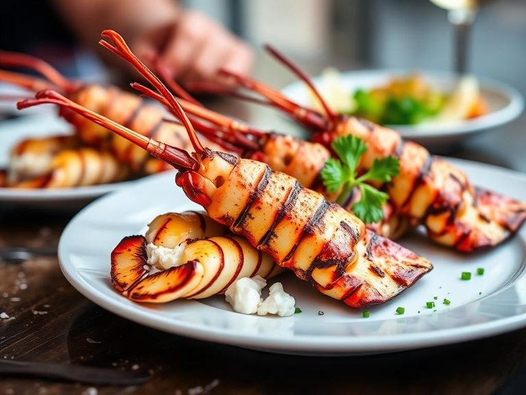 Grilled Spiny Lobster Tails