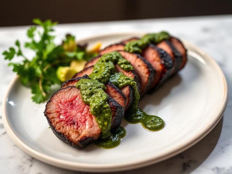 Grilled Tenderloin with Chimichurri