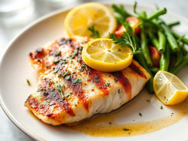 Grilled Tilapia with Lemon and Herbs