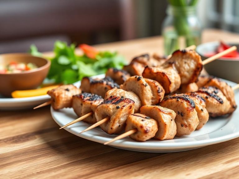 Grilled Turkey Kebabs