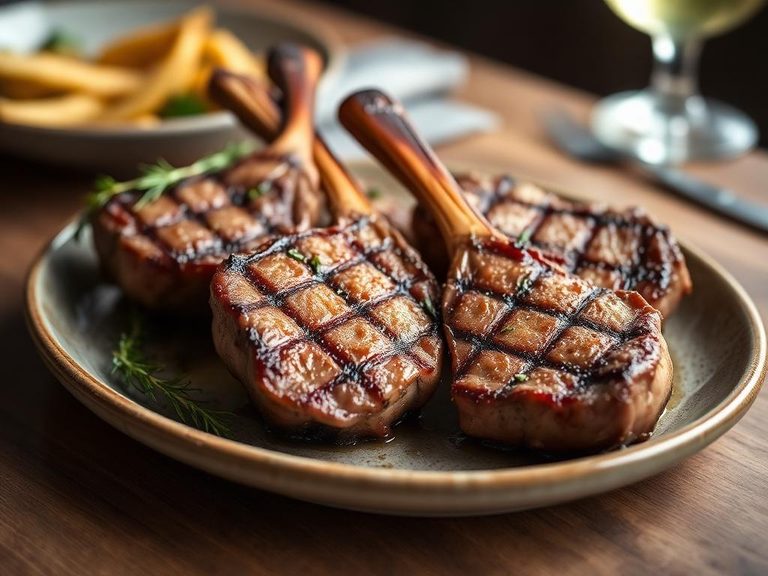 Grilled Veal Shoulder Steaks