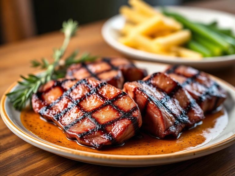 Grilled Venison Medallions