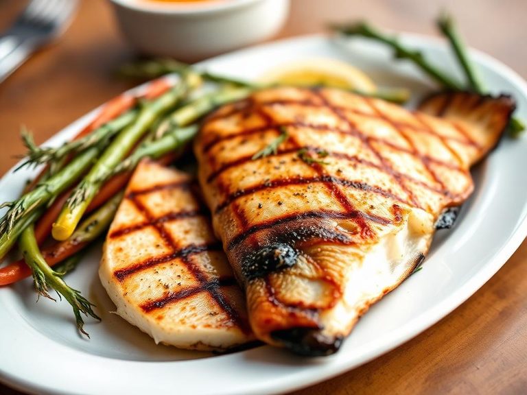 Grilled Walleye Fillets