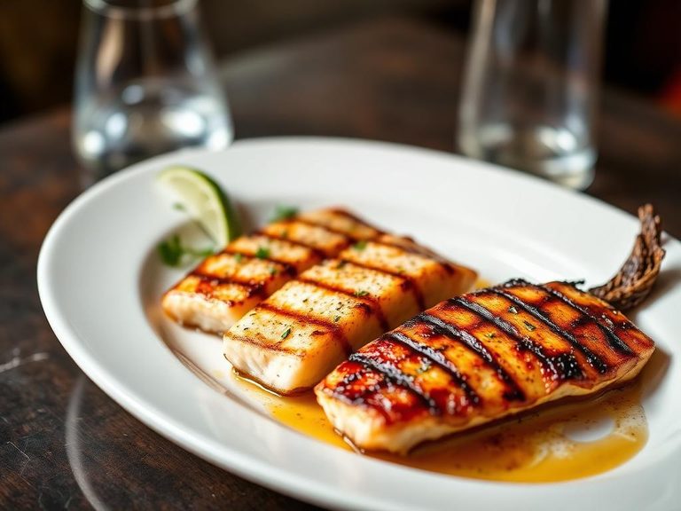 Grilled White Sucker Fillets