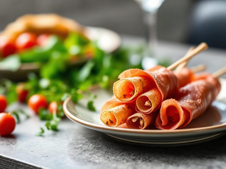 Grissini with prosciutto