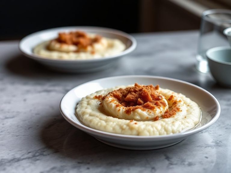 Grits Porridge with Brown Sugar